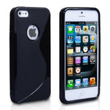 IPHONE 5/5S/SE BLACK GEL CASE