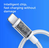 JOYROOM 2.4A PD Type-C to Lightning Charging Cable