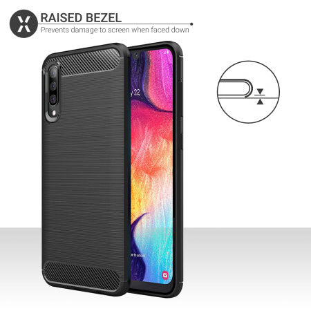 SAMSUNG A50 BLACK GEL CASE