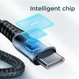 Joyroom Braided Type C To Type C Fast Charging Data Sync Cable